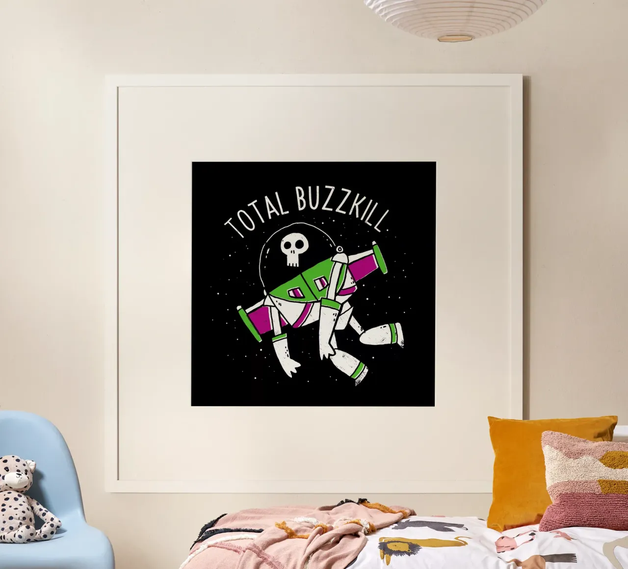 Total Buzzkill poster con telaio in legno da DinoMike