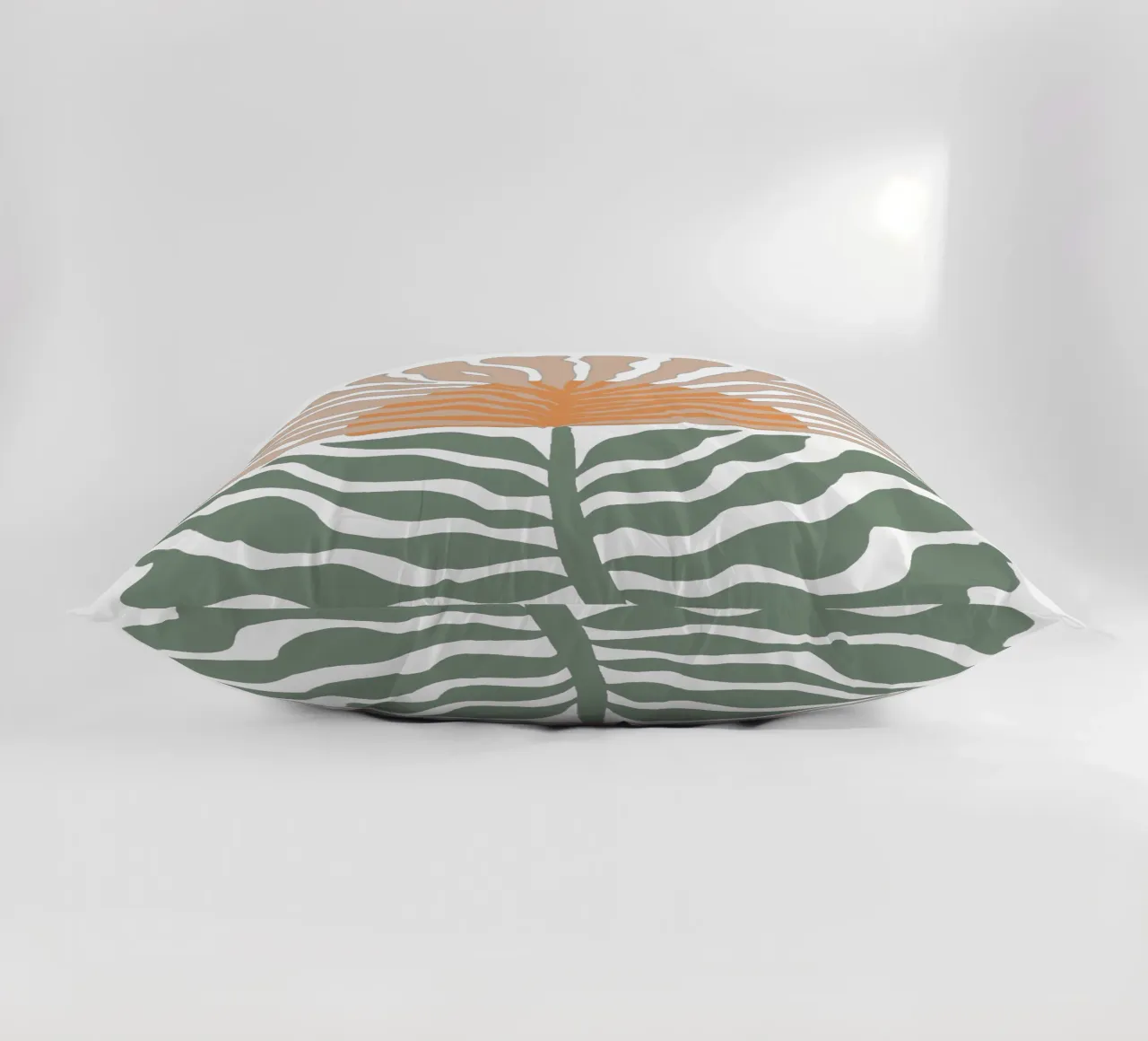 Midcentury Modern Abstract Flower decorative cushion by Modern Muse