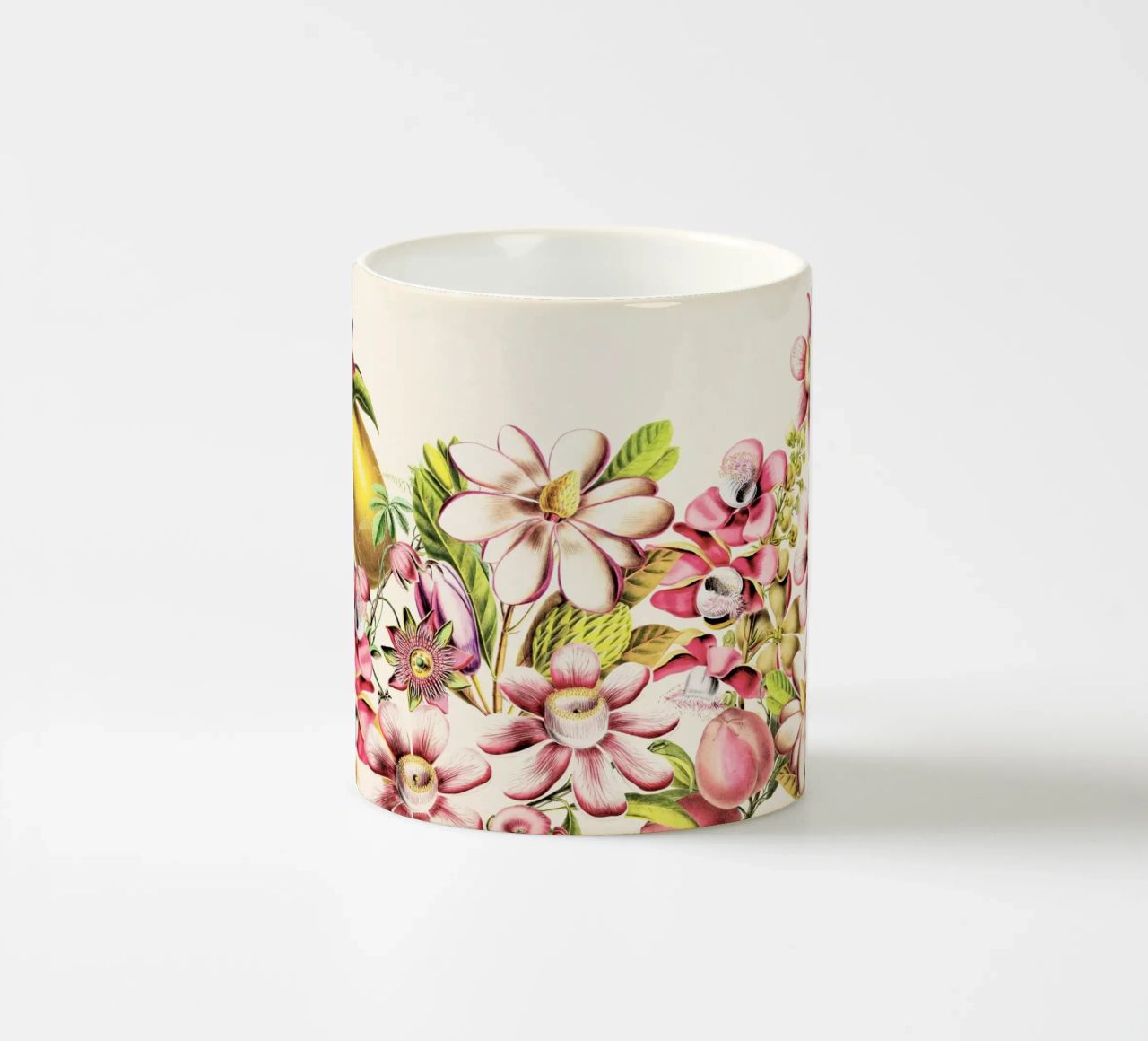 Paradiso floreale rosa botanico d'epoca tazza in ceramica da Vintage World - Uta Naumann