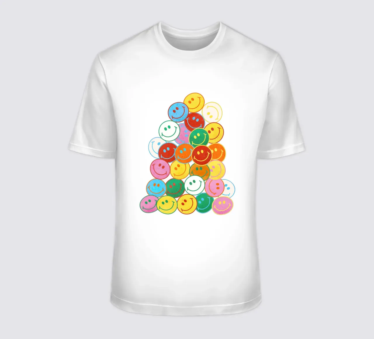 Retro Smiley Face Fun Art Print camiseta de showmemars