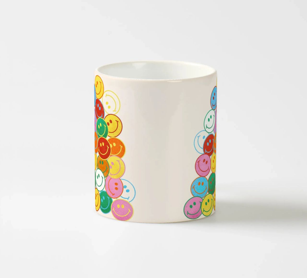 Retro Smiley Face Fun Art Print tazza in ceramica da showmemars