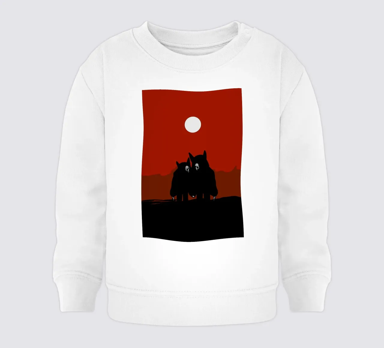 Valentine's Day sudadera de bebé de AS Art