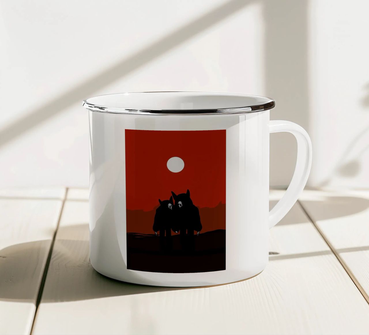 Valentine's Day tazza in smalto da AS Art