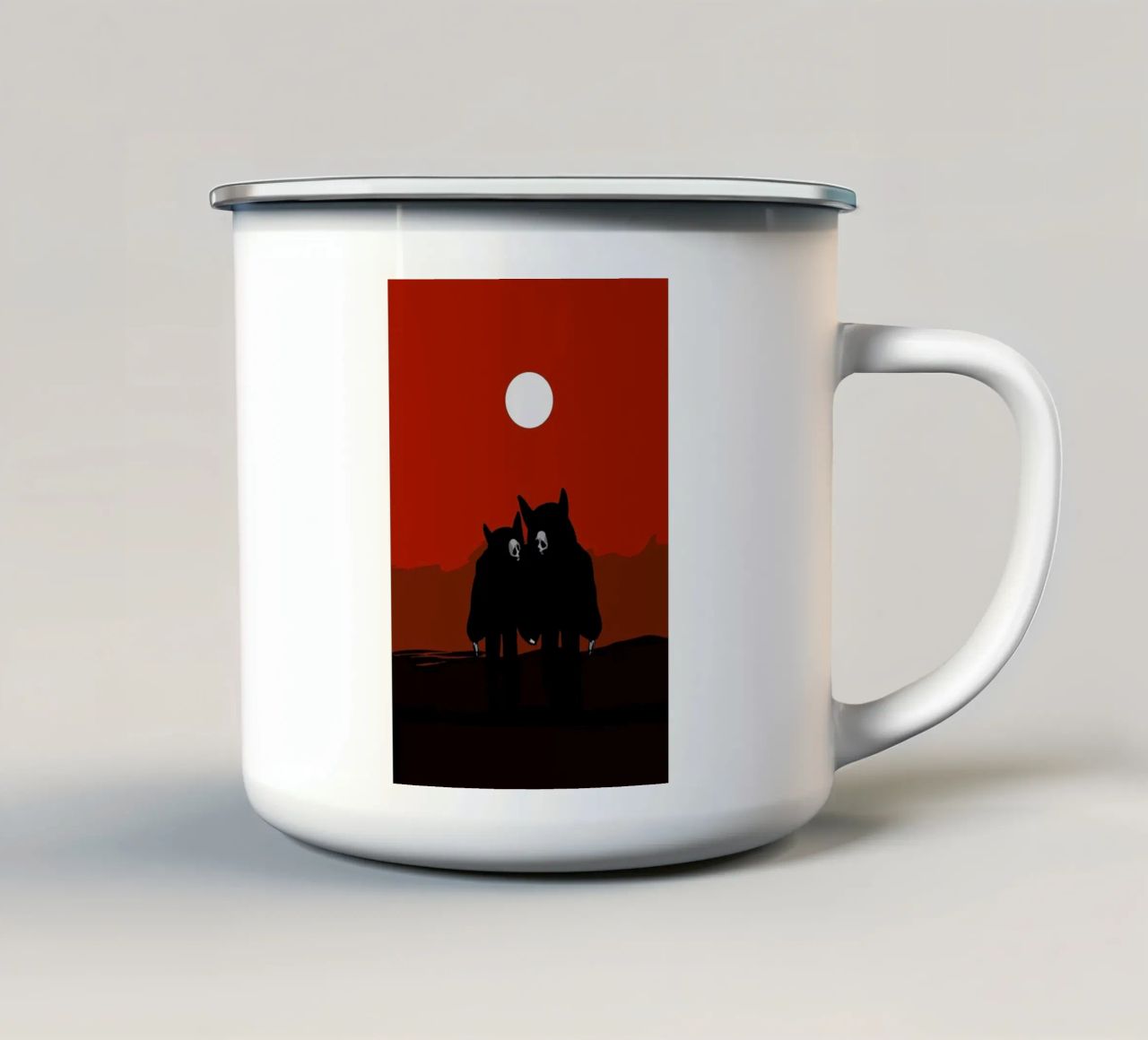 Valentine's Day tazza in smalto da AS Art