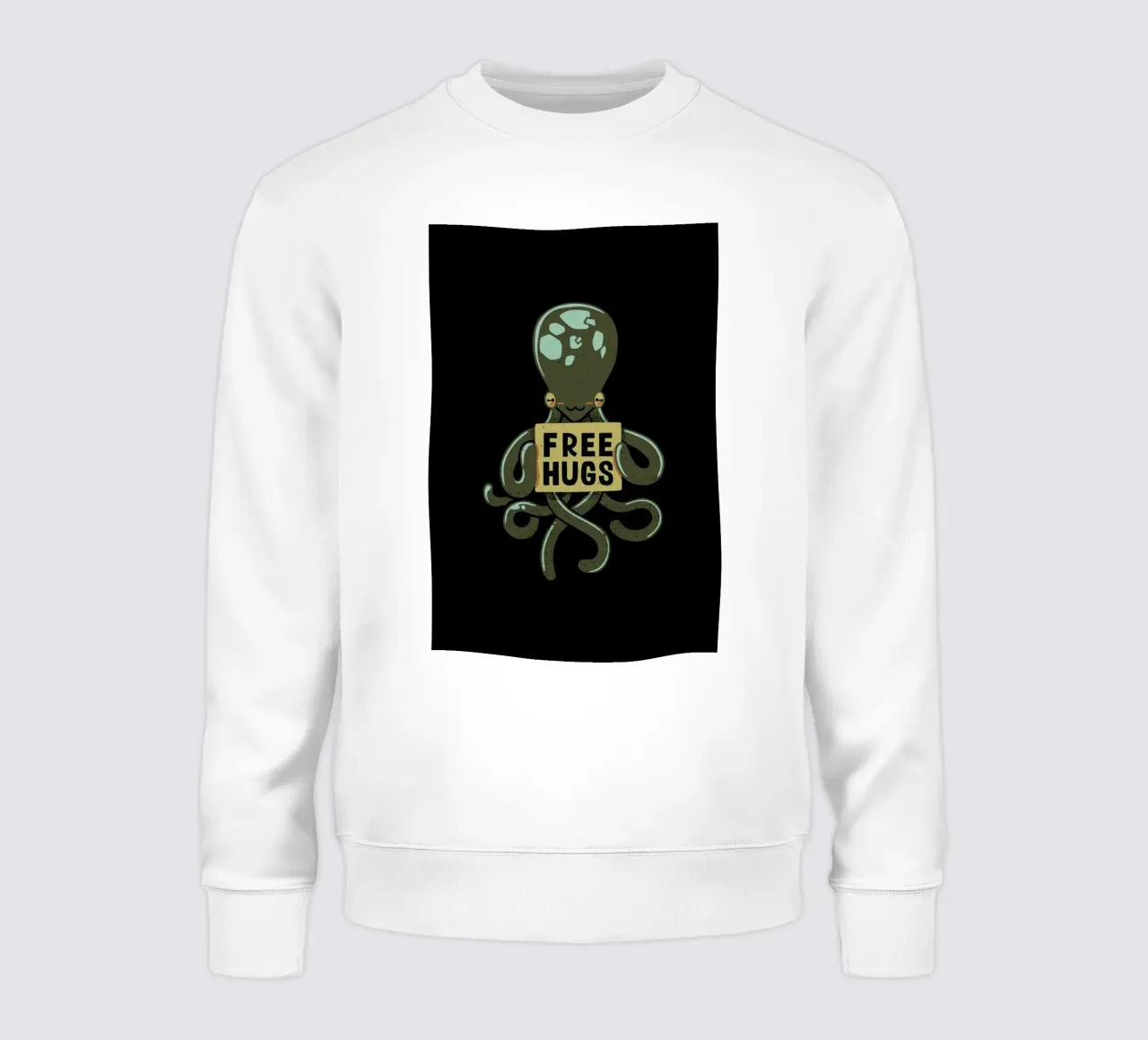 Free Hugs Octopus sweatshirt by Tobe Fonseca
