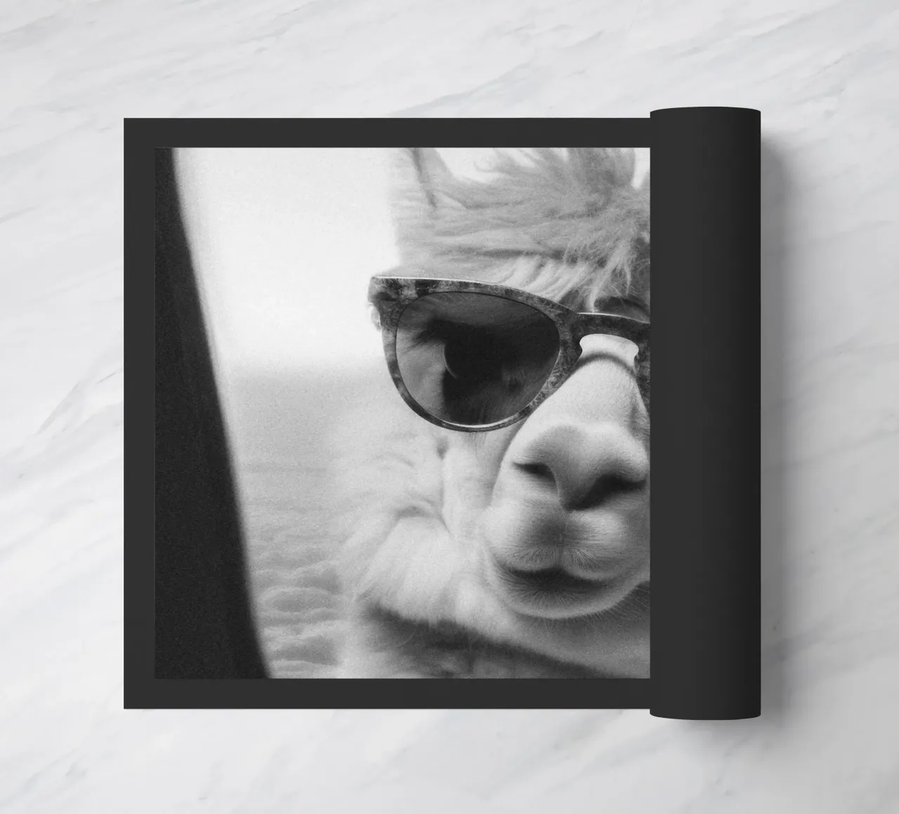 Funny Llama Square zerbino da Dagmar Pels