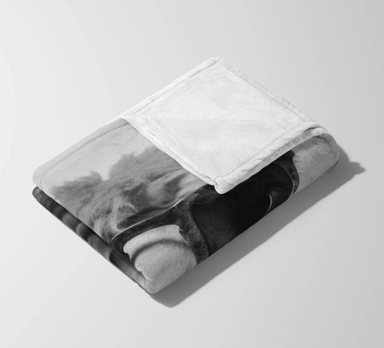 Funny Llama Square coperta in pile da Dagmar Pels