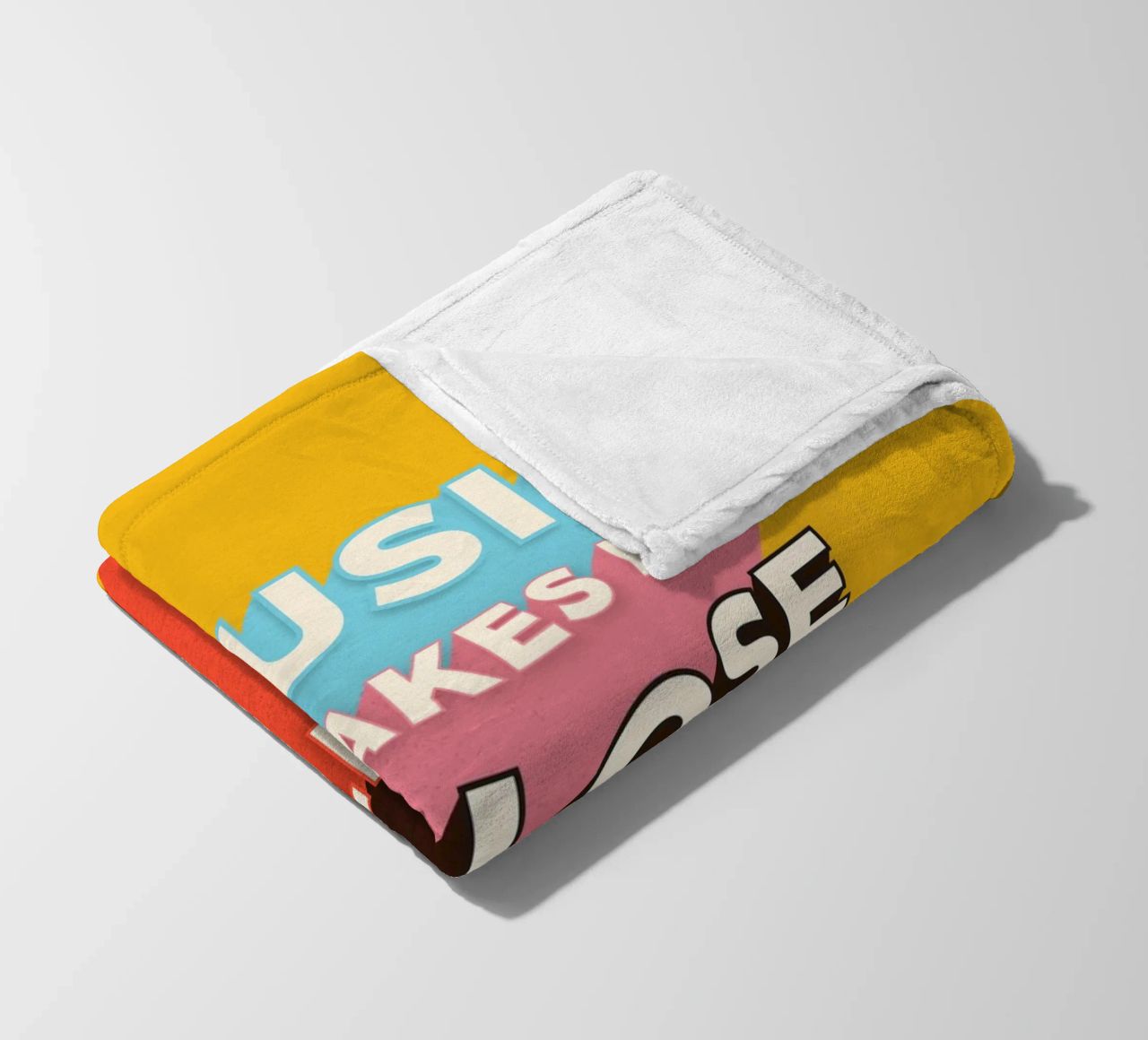 Music Makes Me Lose Control – Bold Retro Typography coperta in pile da showmemars
