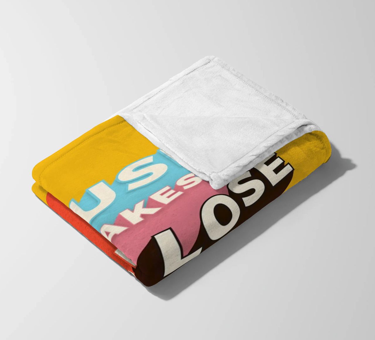Music Makes Me Lose Control – Bold Retro Typography coperta in pile da showmemars