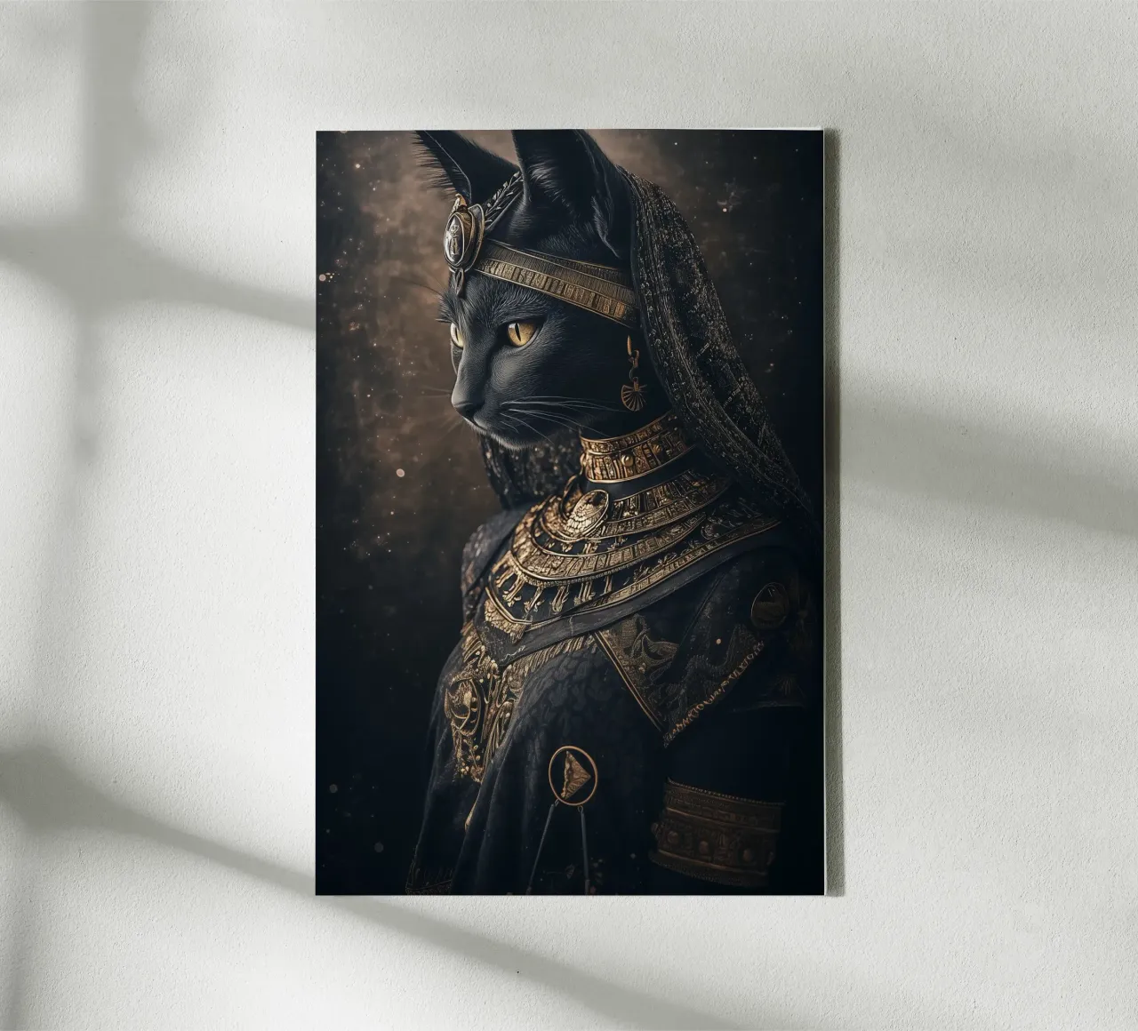 Bastet tela con Cornice a cassetta da Synthaira