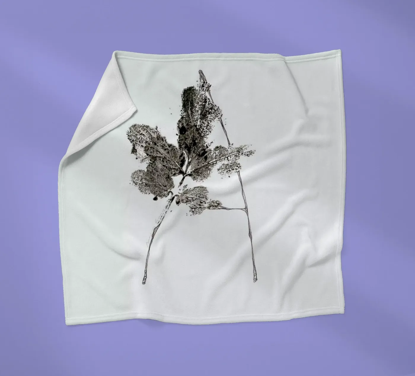 A fleece blanket by Marina Guiu