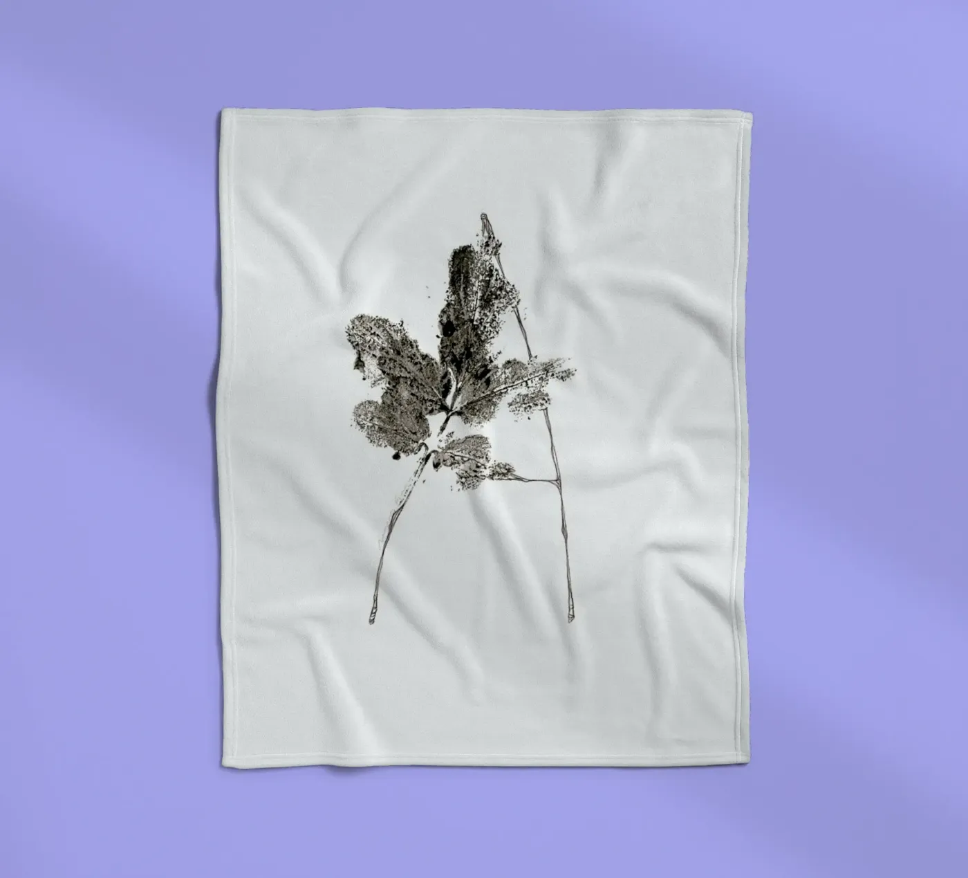 A fleece blanket by Marina Guiu