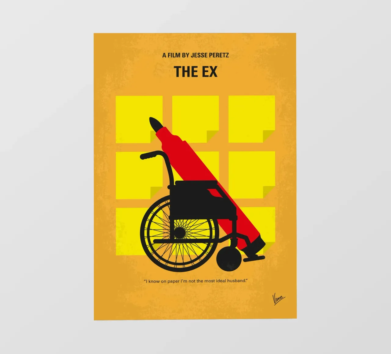 No1403 My The Ex Fast Track minimal movie poster telo in pvc da Chungkong