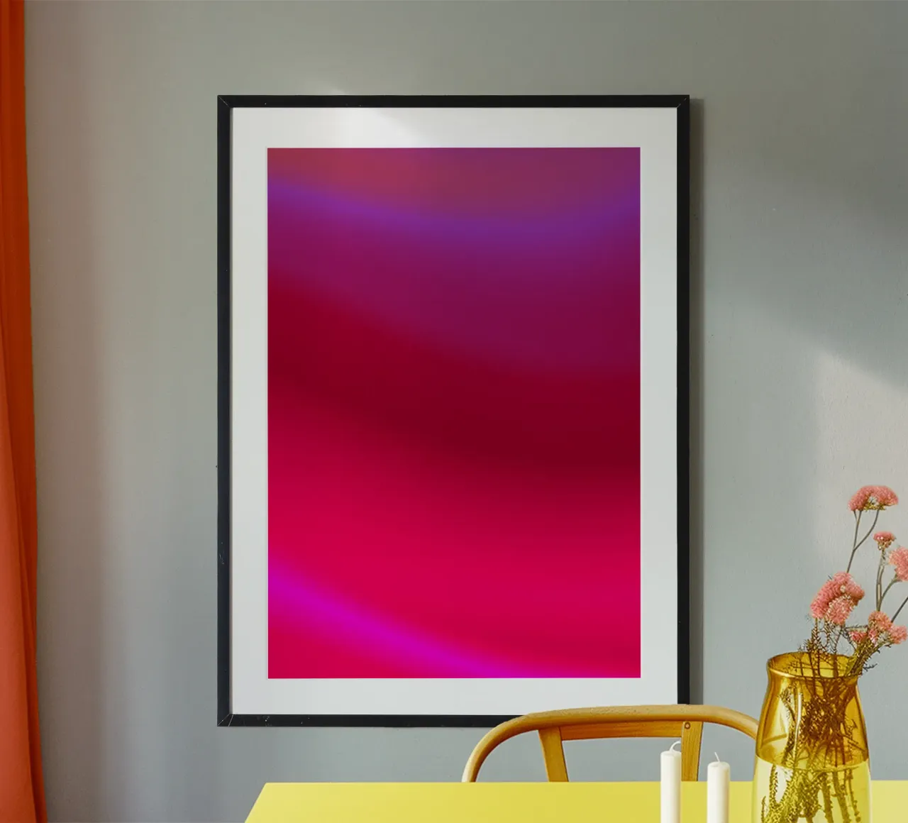MUSING + MAGNITUDE OF LOVE poster con telaio in plastica da ÂME LIBRE STUDIO