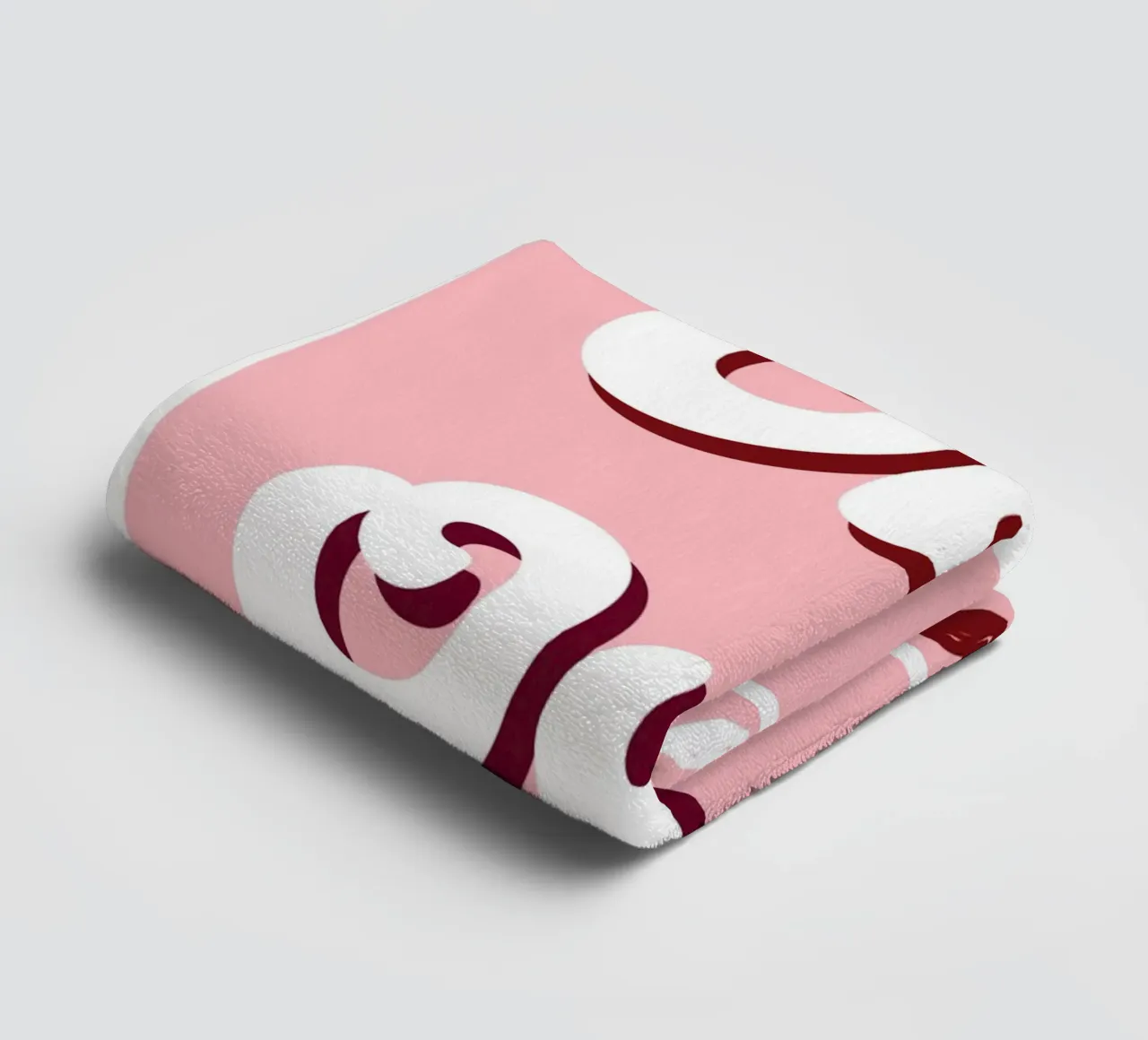 Oui Oui, detto francese, cuoricini preppy asciugamano da bagno da pdigitalprints