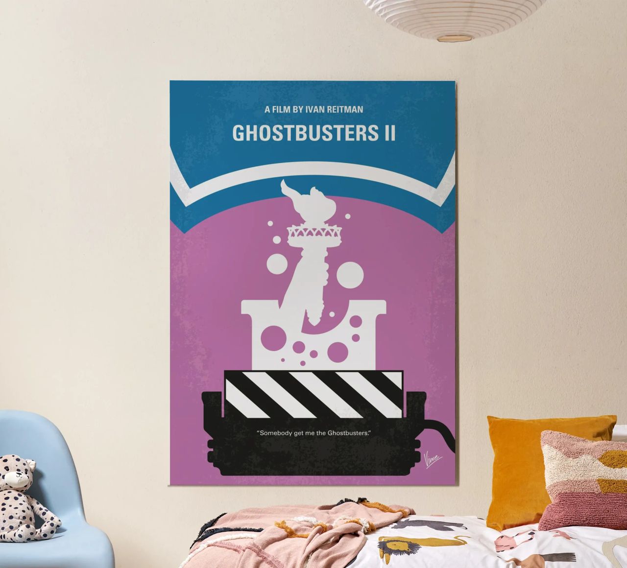 No1406-2 My Ghostbusters 2 minimal movie poster poster da Chungkong