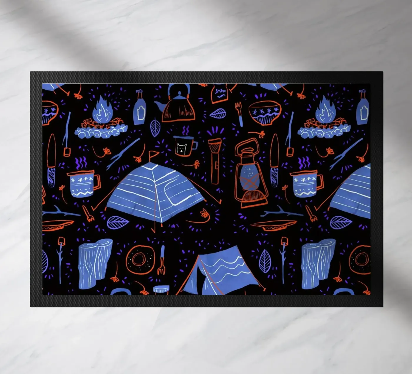 Camping, Nighttime zerbino da Moira Scicluna Zahra