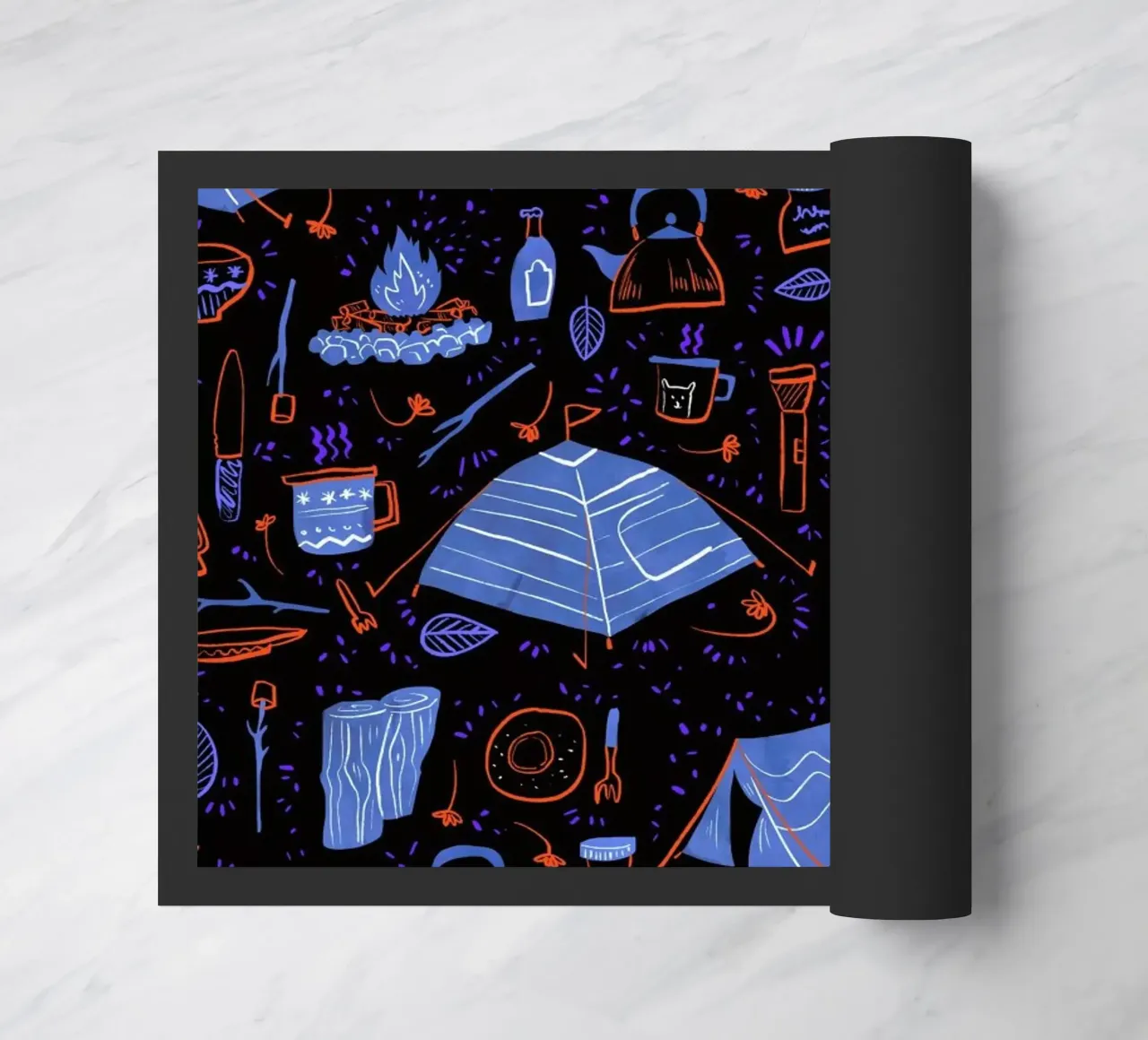 Camping, Nighttime zerbino da Moira Scicluna Zahra