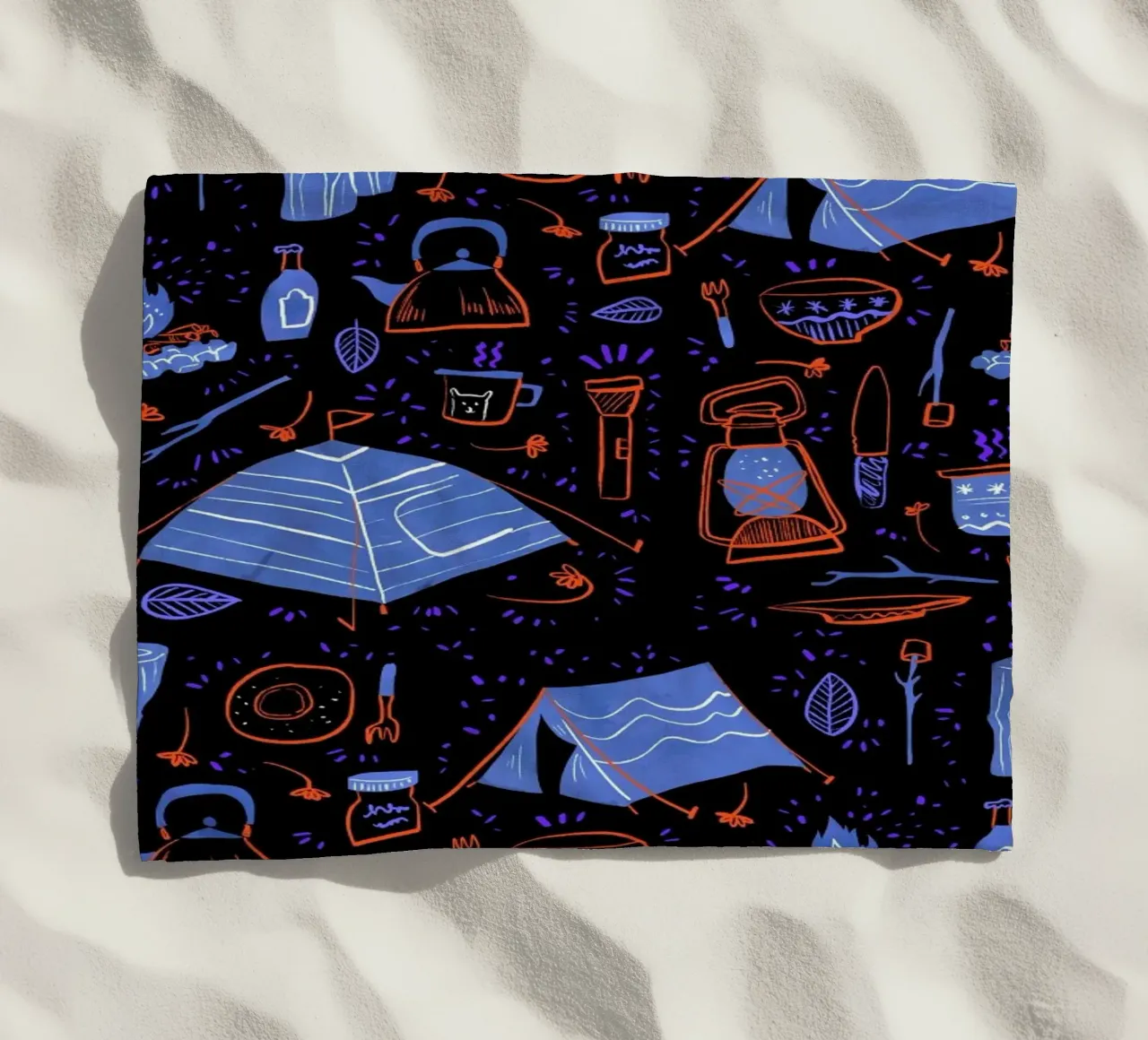 Camping, Nighttime telo mare da Moira Scicluna Zahra