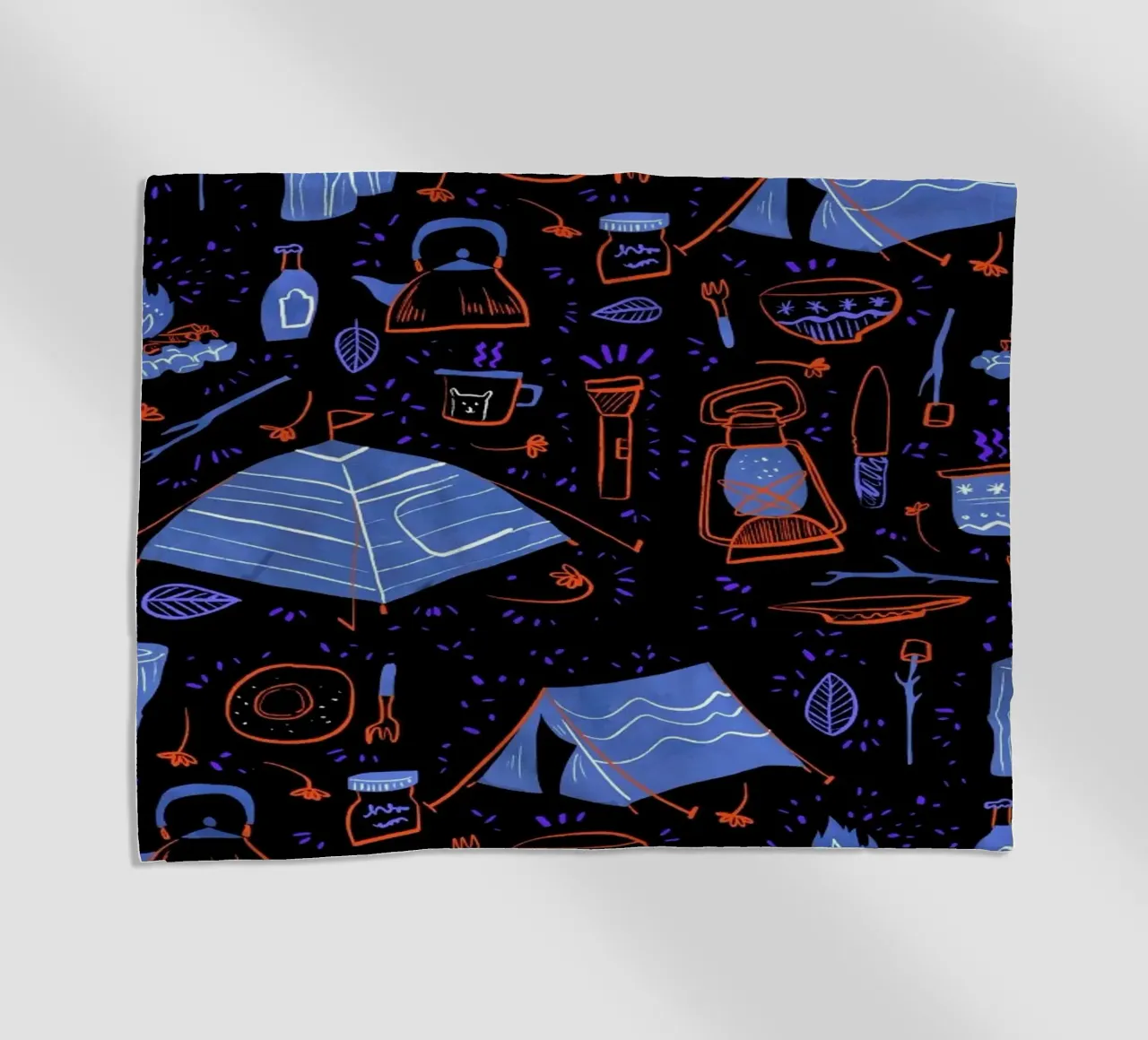 Camping, Nighttime telo mare da Moira Scicluna Zahra