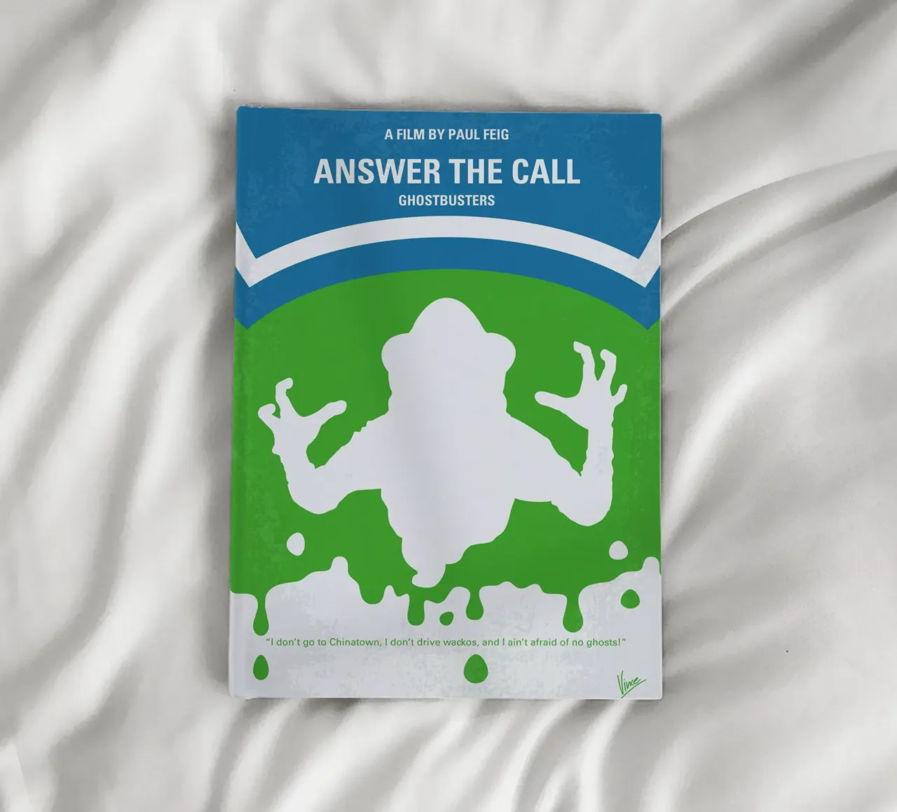 No1406-3 My Ghostbusters Answer the Call minimal movie poste diario da Chungkong