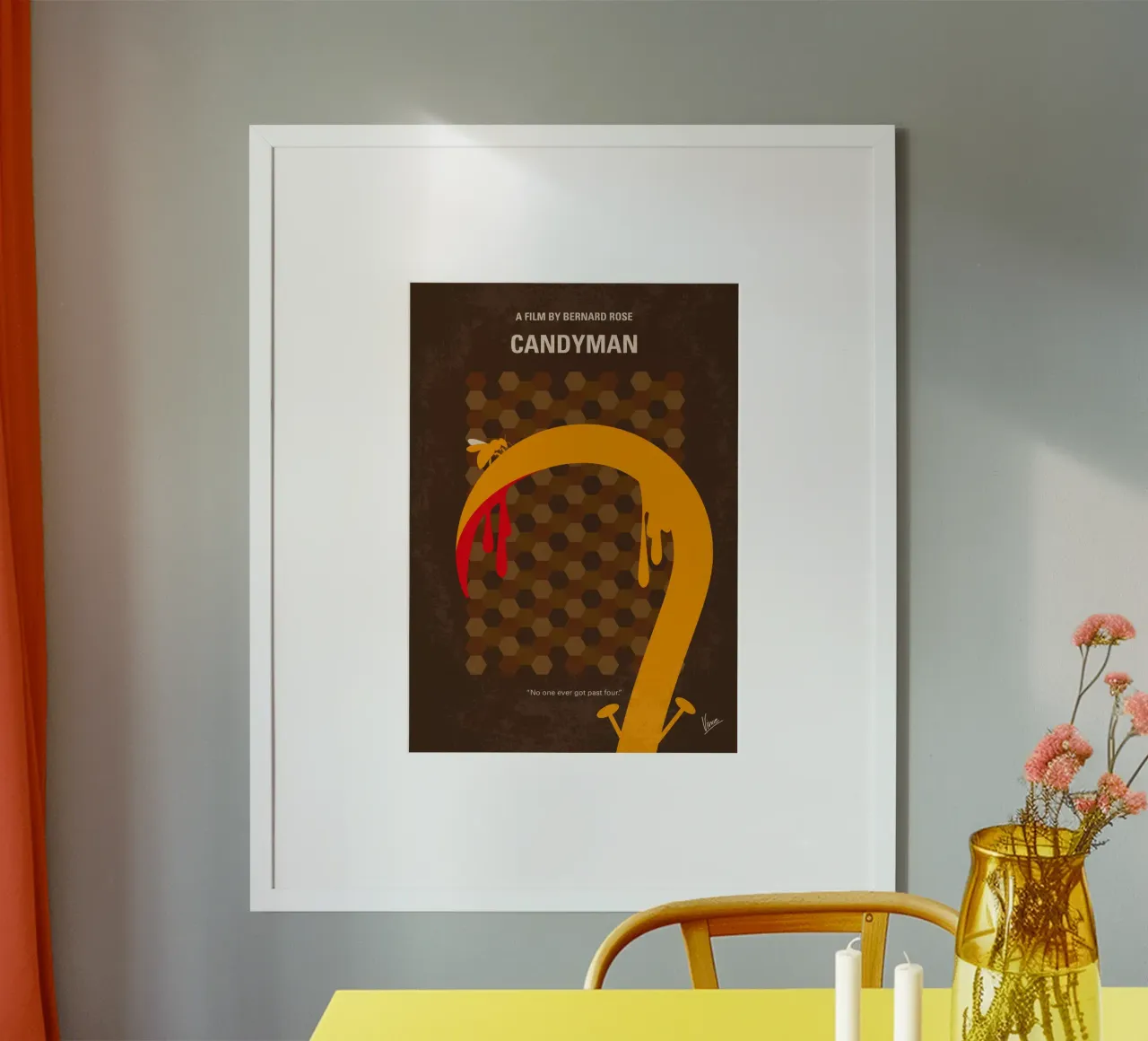 No1407 My Candyman minimal movie poster poster con telaio in plastica da Chungkong