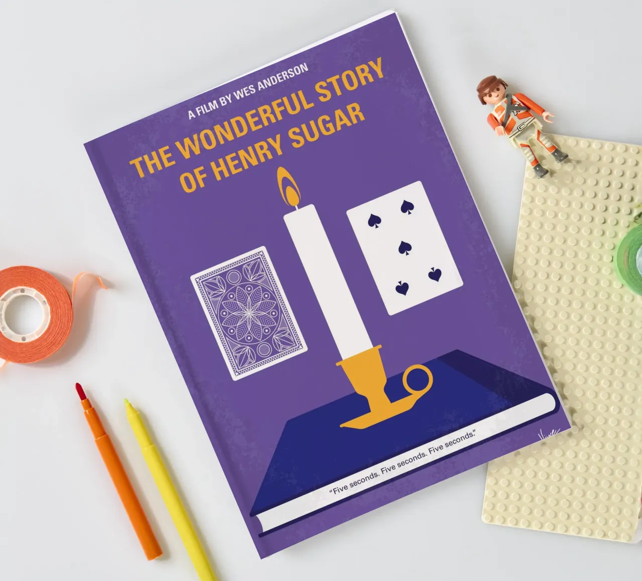 No1412 My The Wonderful Story of Henry Sugar minimal movie p diario da Chungkong