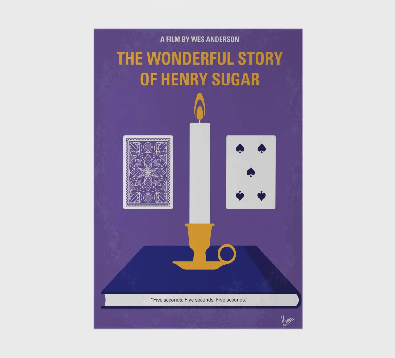 No1412 My The Wonderful Story of Henry Sugar minimal movie p diario da Chungkong