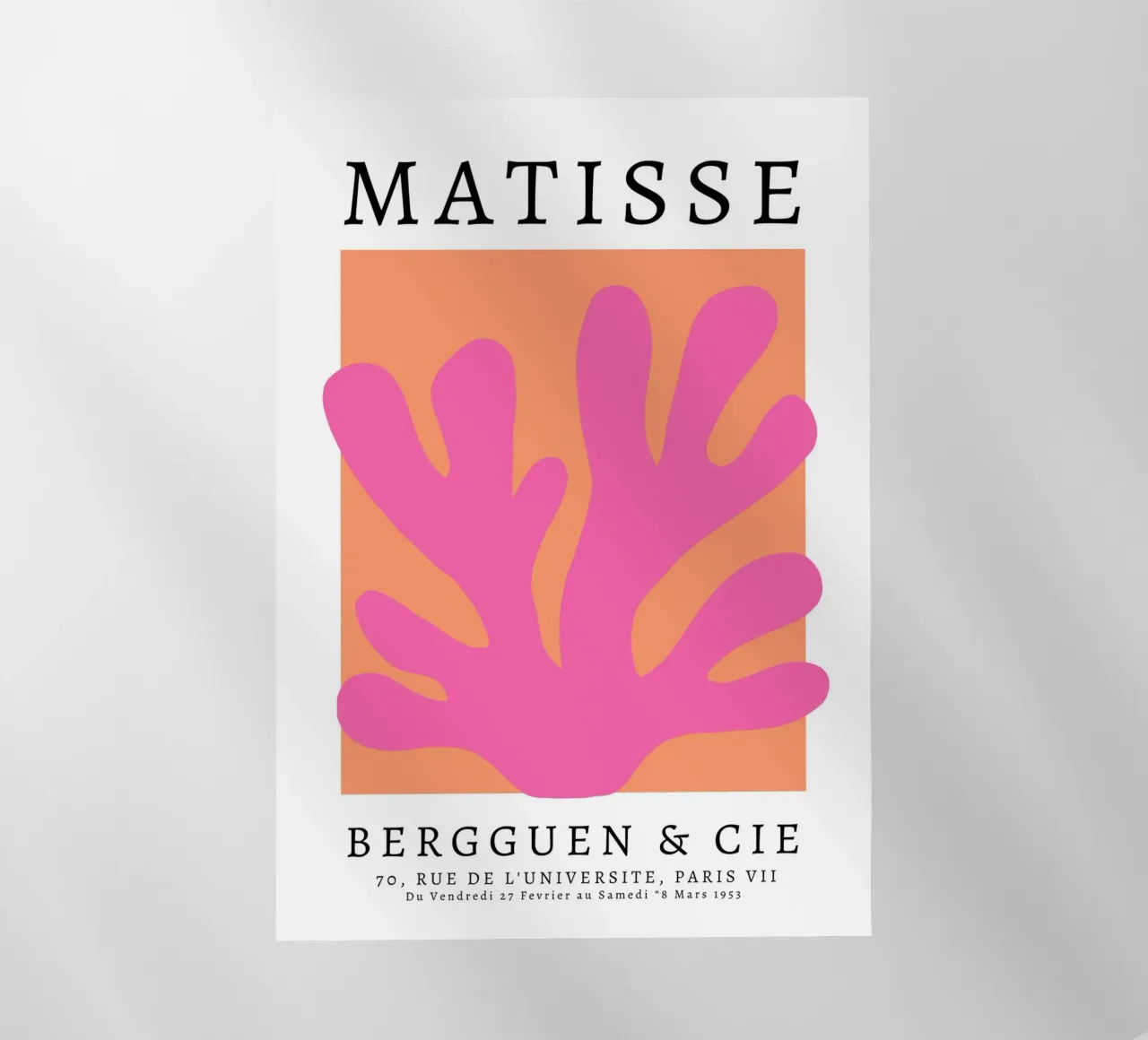 Arte astratta di Matisse, design preppy colorato pellicola backlit da pdigitalprints