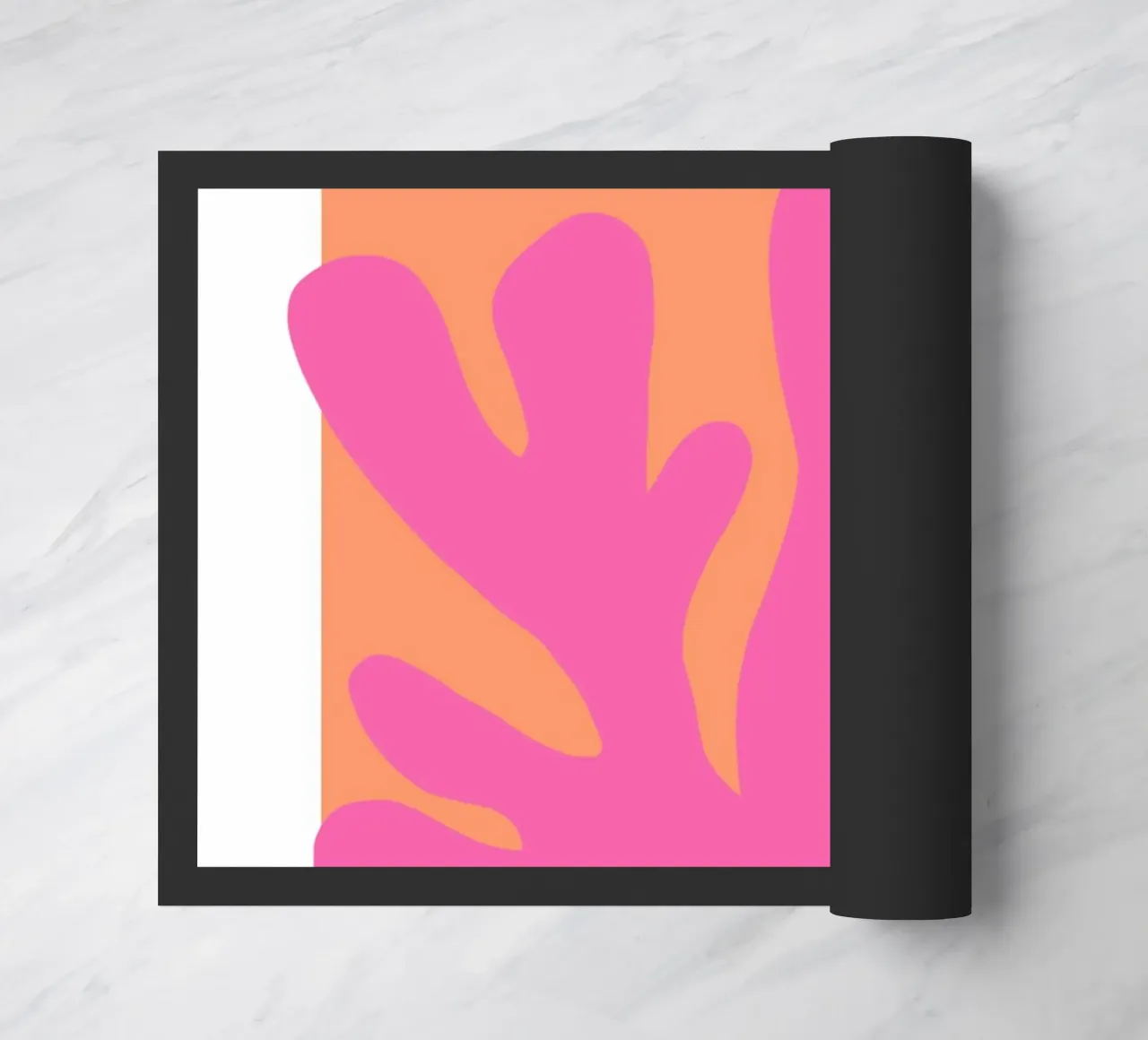 Arte astratta di Matisse, design preppy colorato zerbino da pdigitalprints