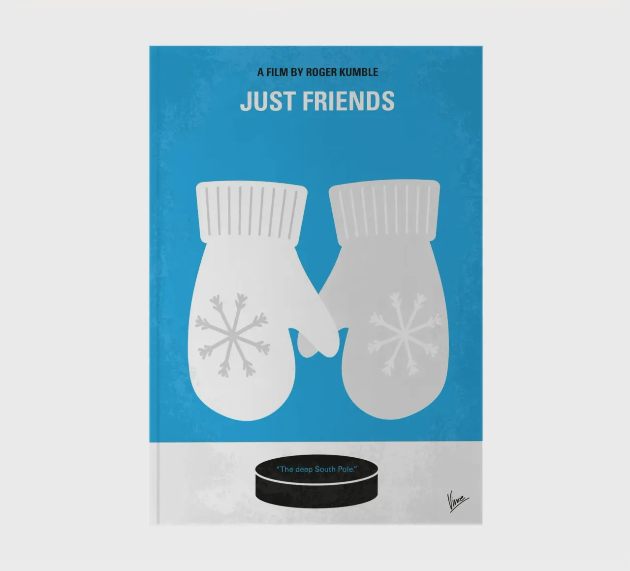 No1414 My Just Friends minimal movie poster carnet de notes de Chungkong