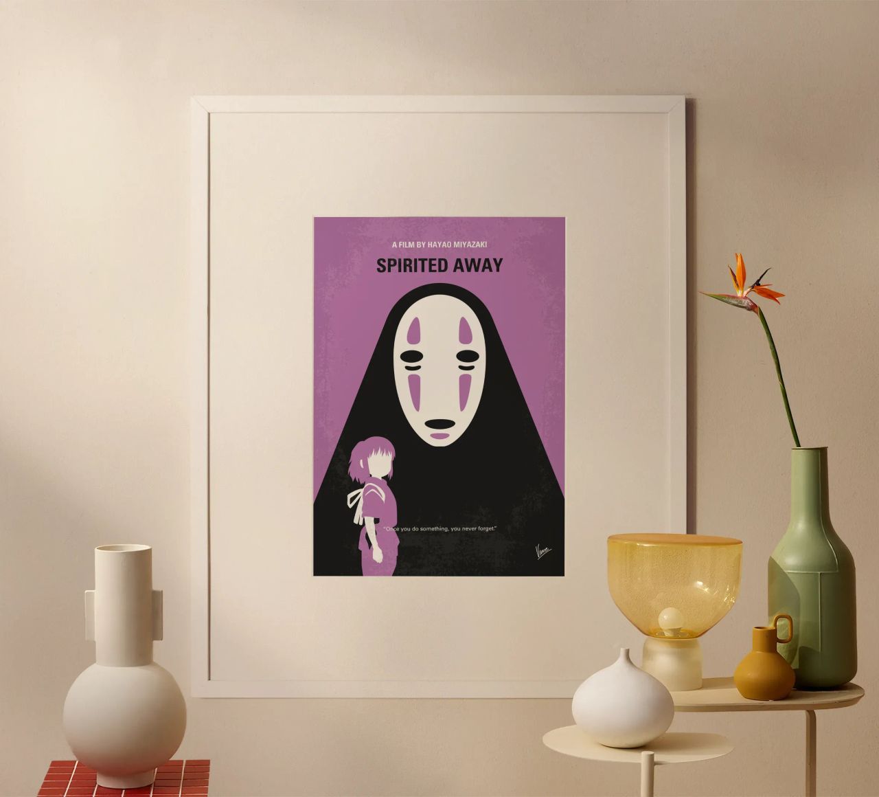 No1415 My Spirited Away minimal movie poster poster de Chungkong