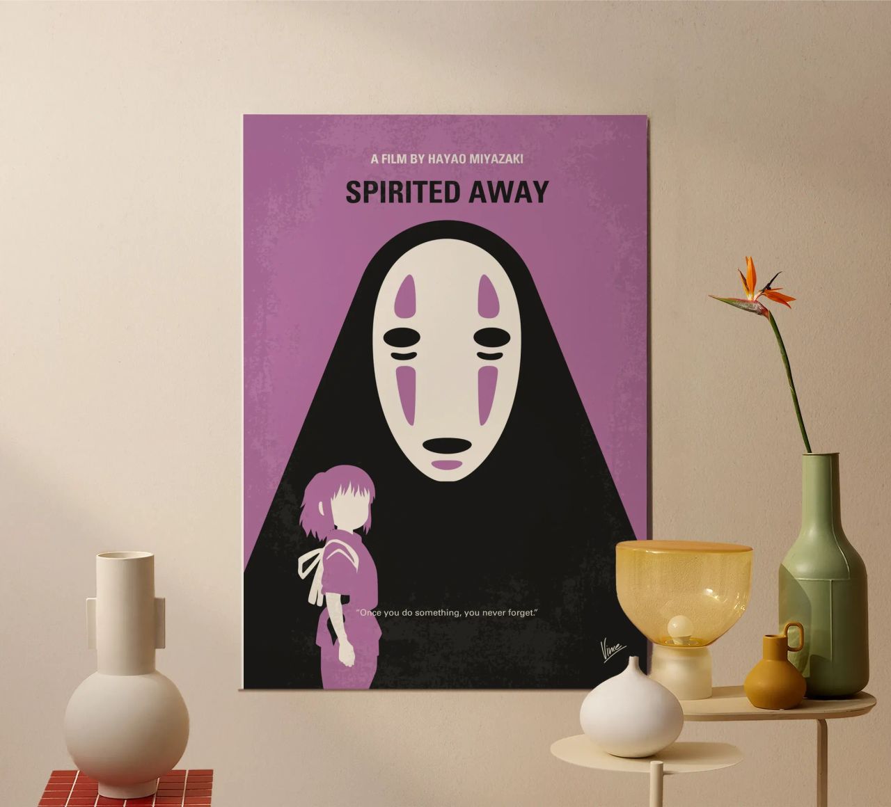 No1415 My Spirited Away minimal movie poster poster de Chungkong