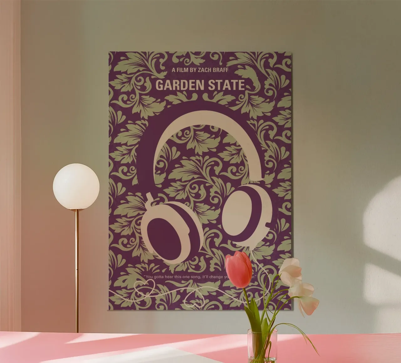 No1416 My Garden State minimal movie poster poster con telaio in alluminio da Chungkong