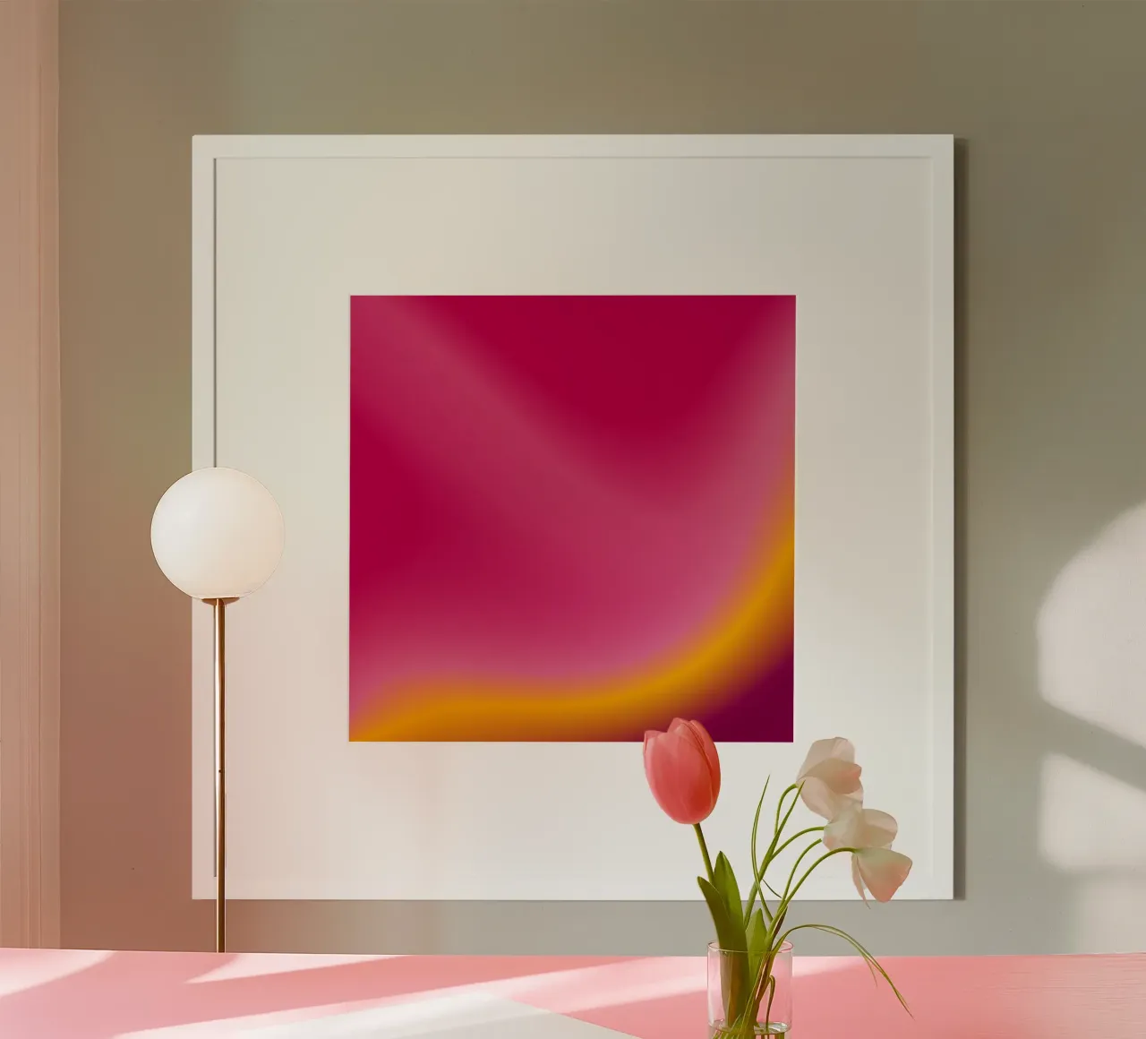 CONNECTIVITY IS BOUNDLESS - THE REAL SALVATION poster con telaio in plastica da ÂME LIBRE STUDIO