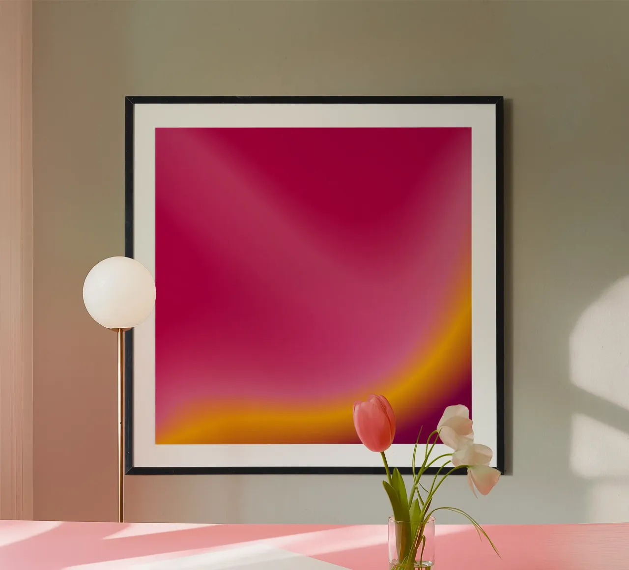 CONNECTIVITY IS BOUNDLESS - THE REAL SALVATION poster con telaio in plastica da ÂME LIBRE STUDIO