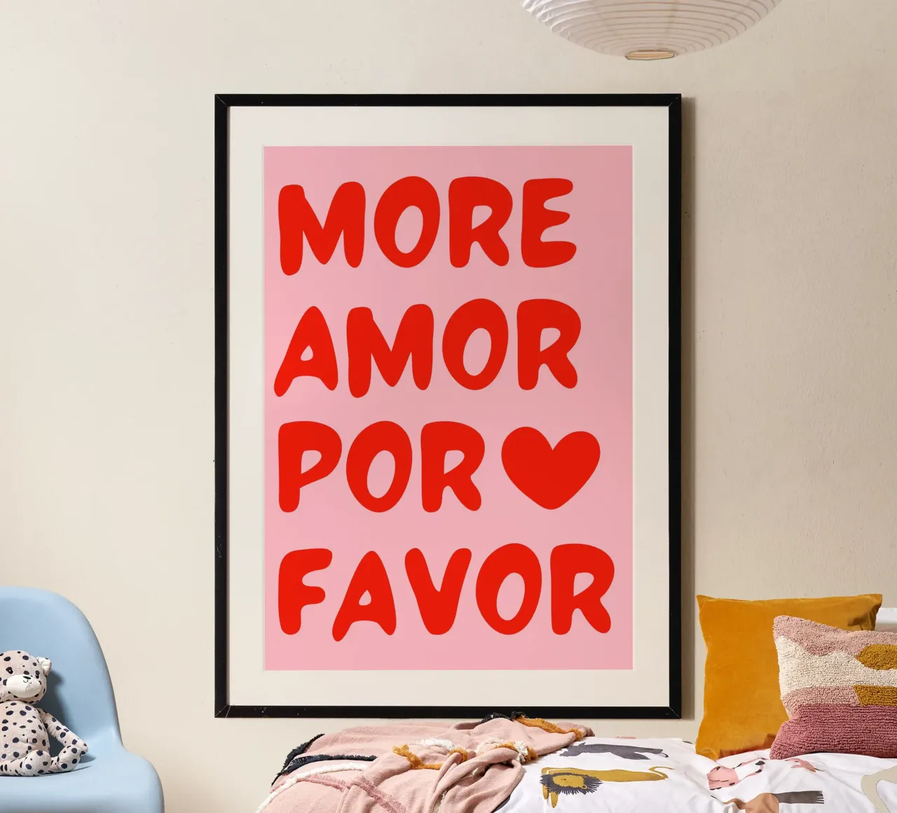 Altre citazioni tipografiche di Amor Por Favour poster da pdigitalprints