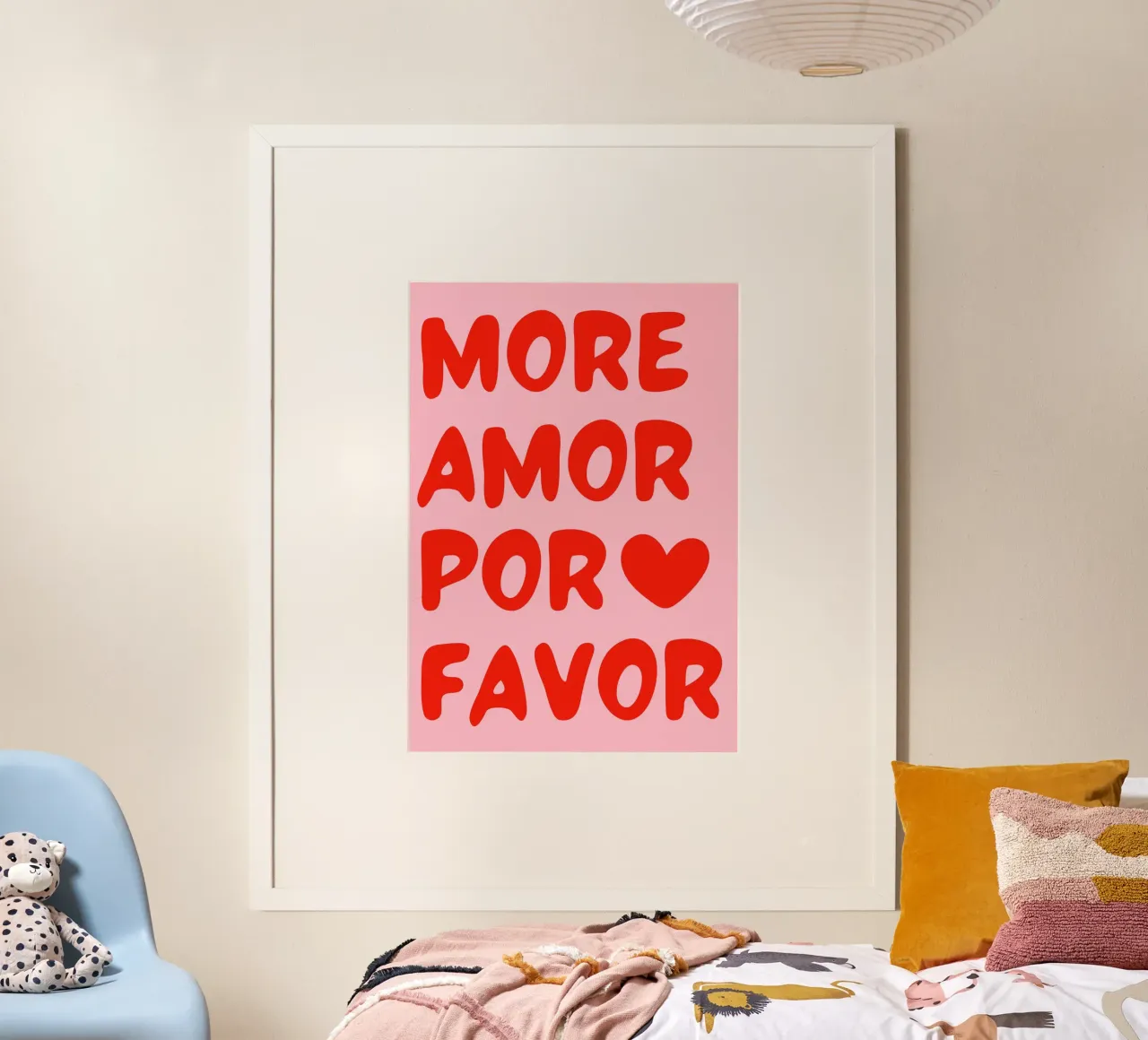 Altre citazioni tipografiche di Amor Por Favour poster da pdigitalprints