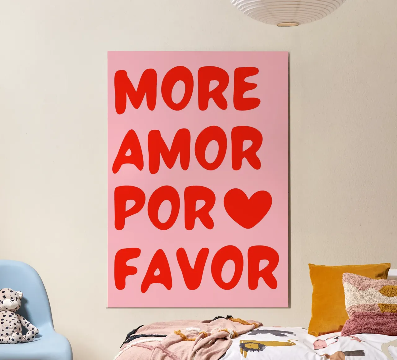 Altre citazioni tipografiche di Amor Por Favour poster da pdigitalprints