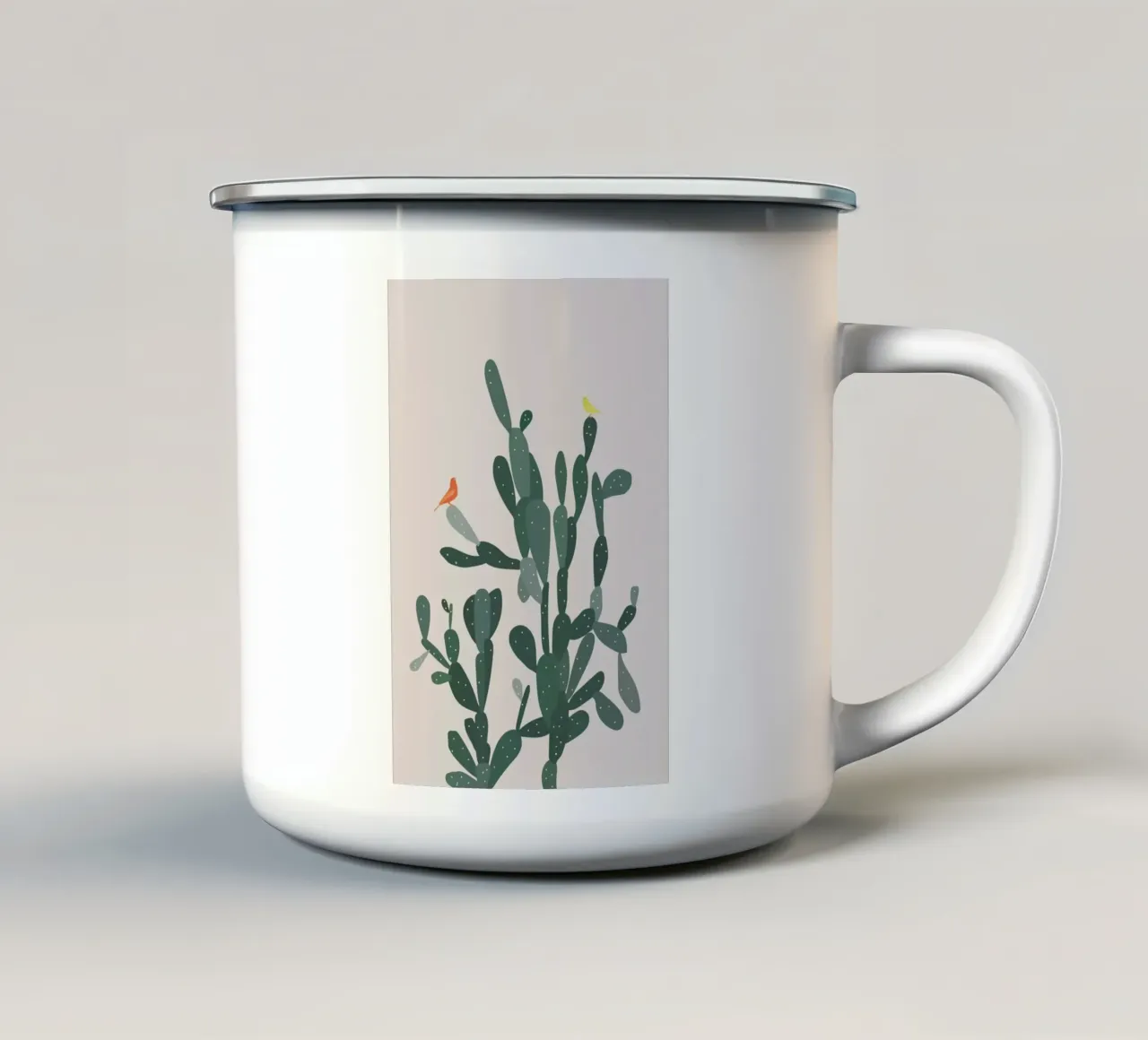 Fugl Par tazza in smalto da Swen Swensøn