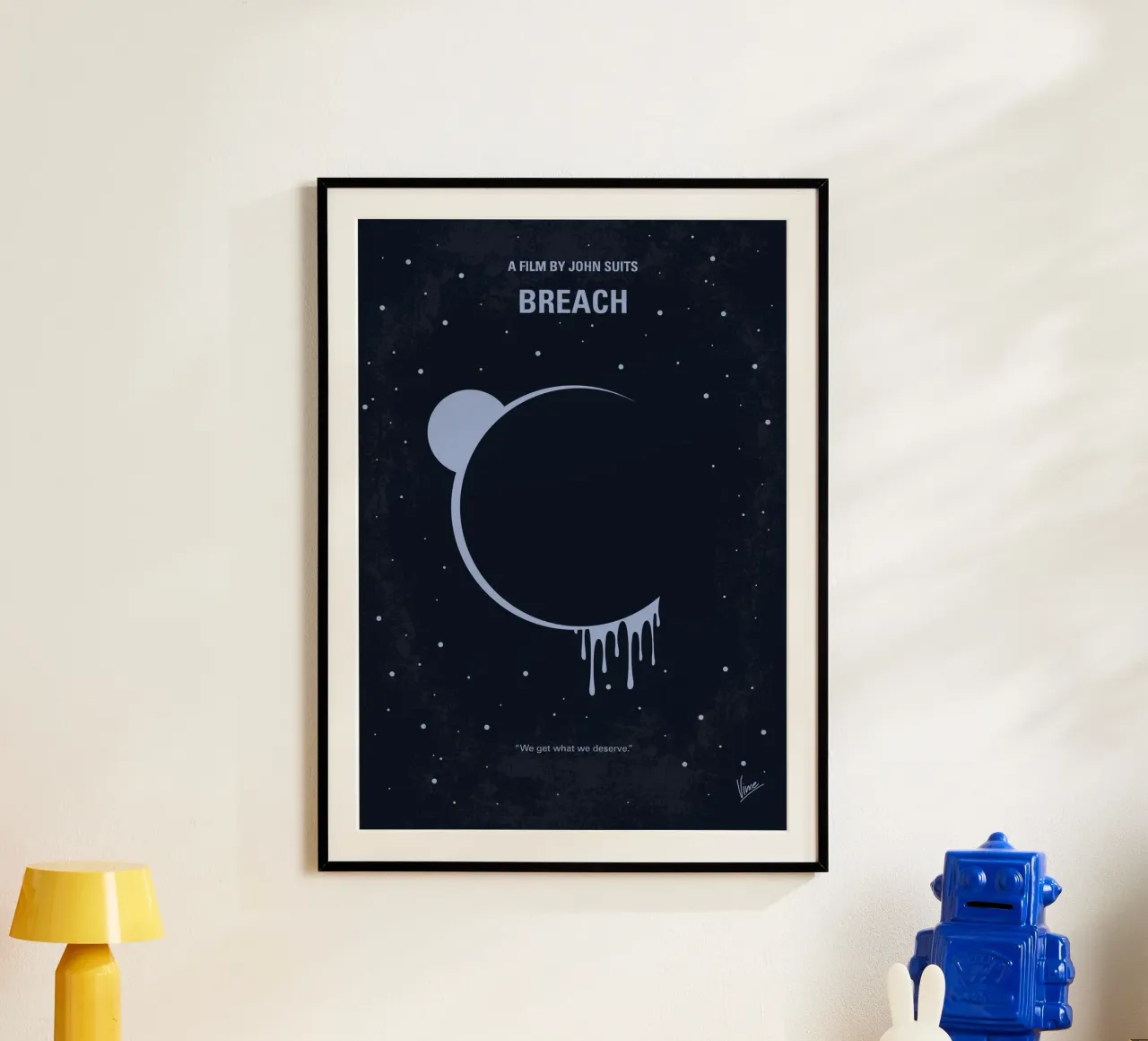 No1421 My Breach minimal movie poster poster con telaio in plastica da Chungkong
