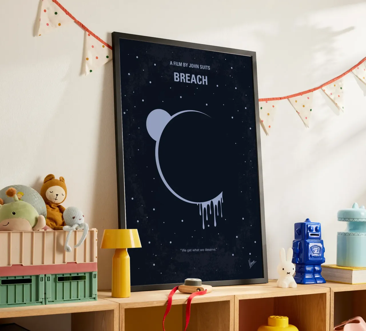 No1421 My Breach minimal movie poster poster con telaio in plastica da Chungkong