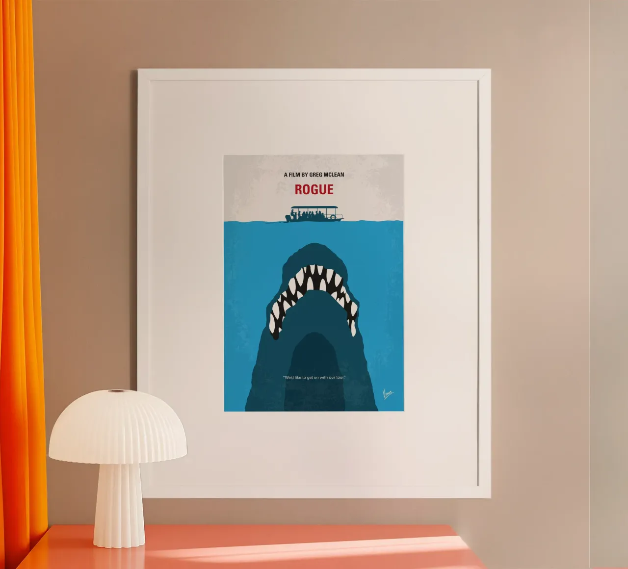 No1422 My Rogue minimal movie poster carta hahnemühle da Chungkong