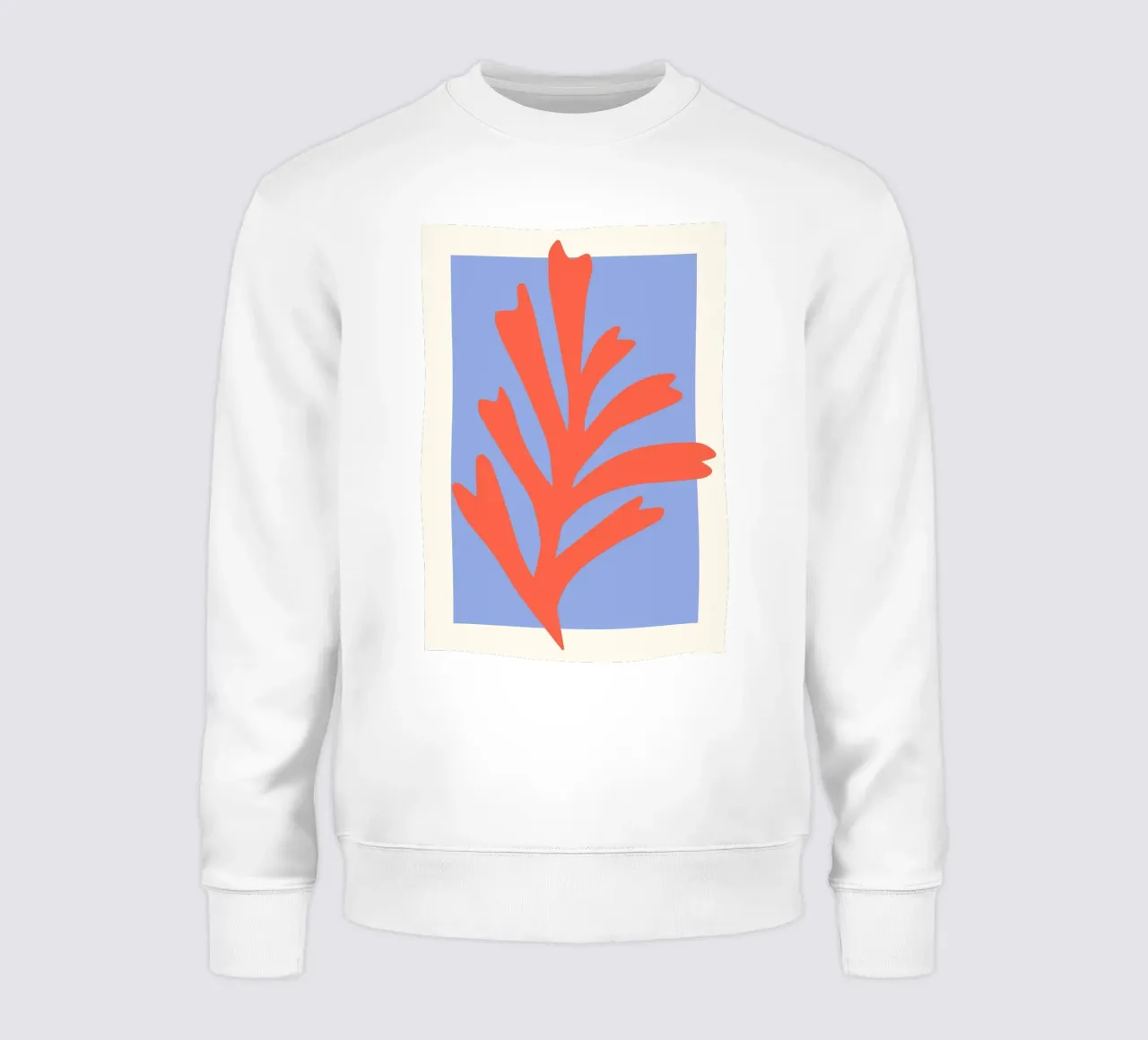 Matisse abstract bold colours art sweatshirt by pdigitalprints