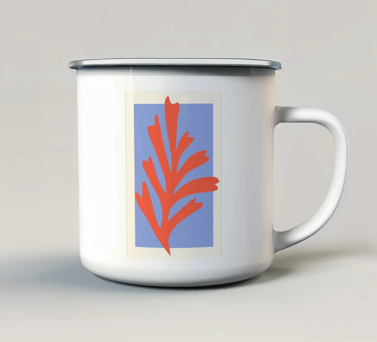 Matisse abstracte felle kleuren kunst emaille mok van pdigitalprints