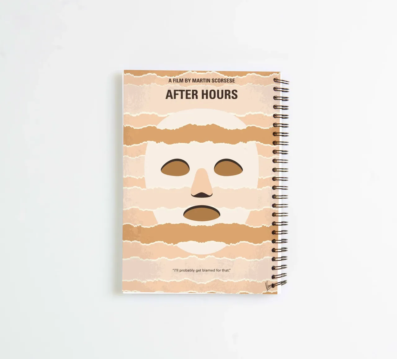 No1424 My After Hours minimal movie poster diario ad anelli da Chungkong