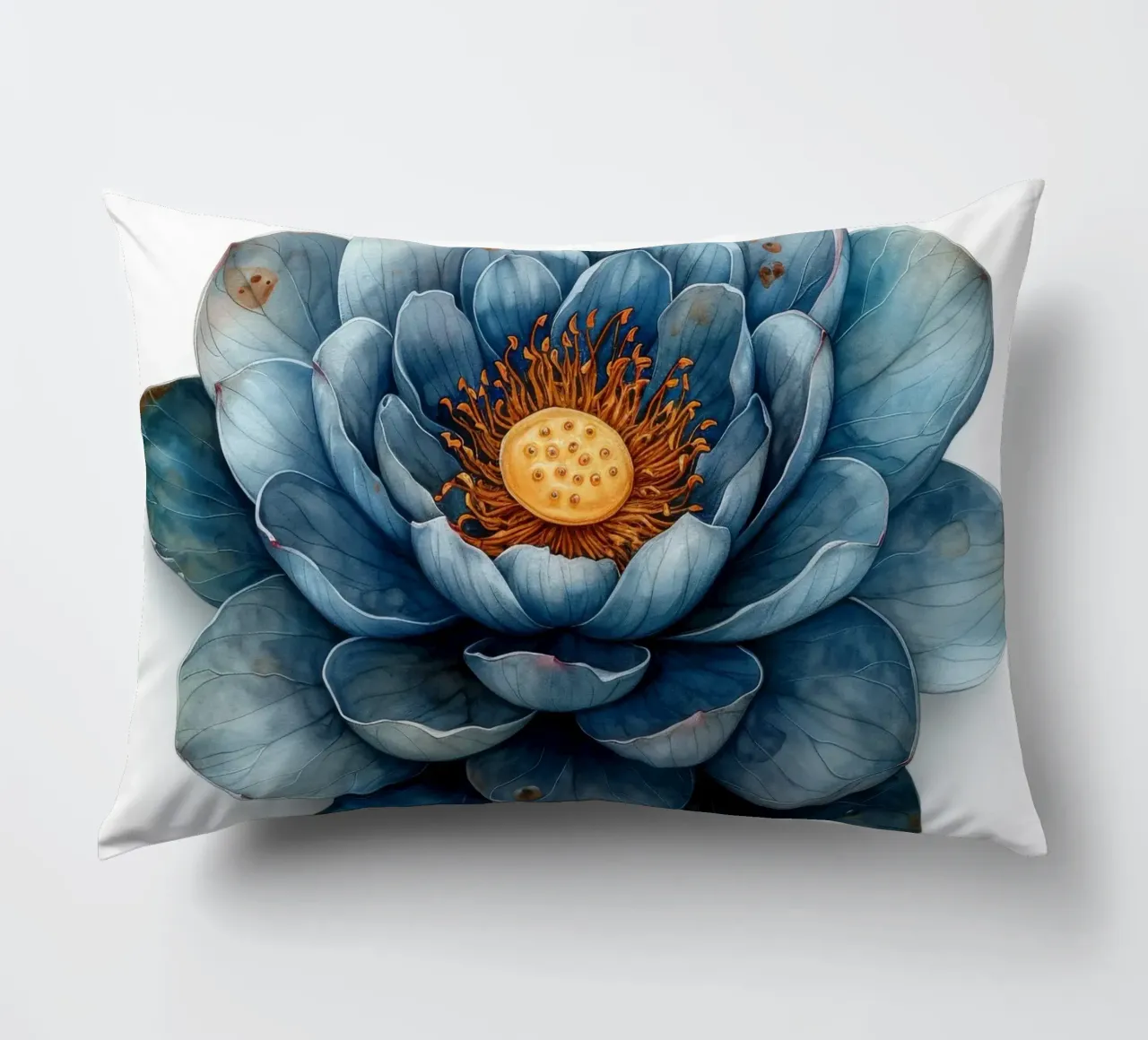 Lotus Flower 2 decorative cushion by Bold Blooms