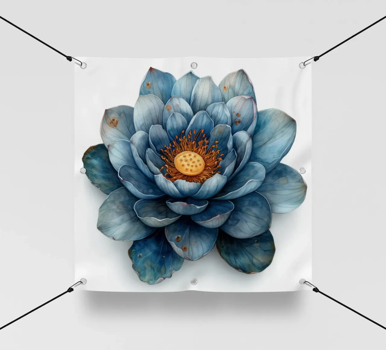 Fiore di loto 2 telo in pvc da Bold Blooms