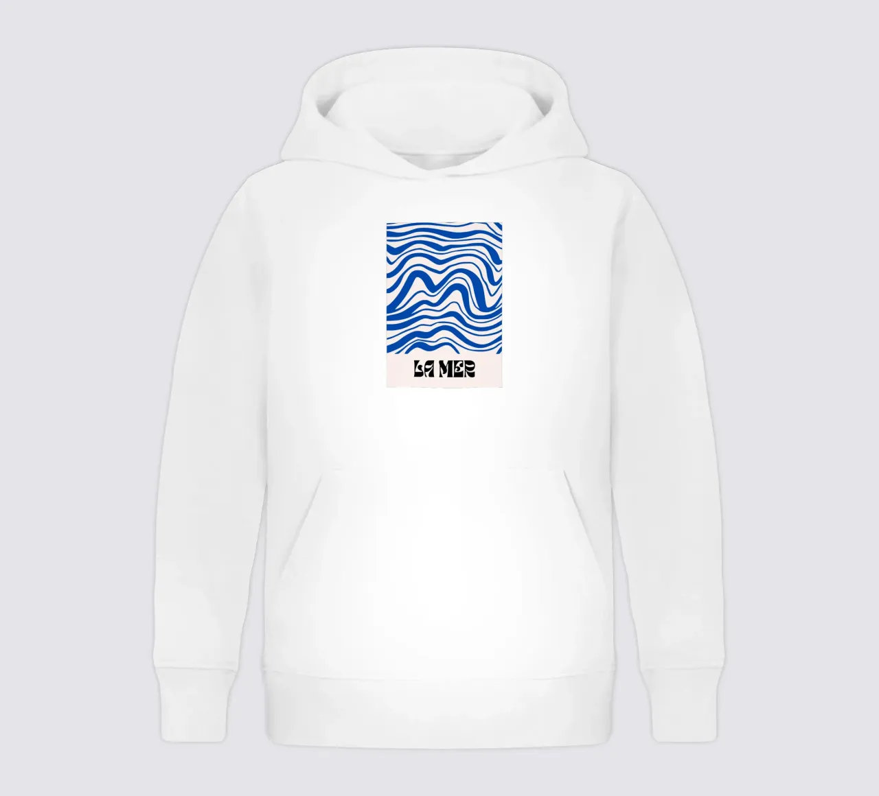 Diseños abstractos La mer sudadera con capucha para niño de pdigitalprints