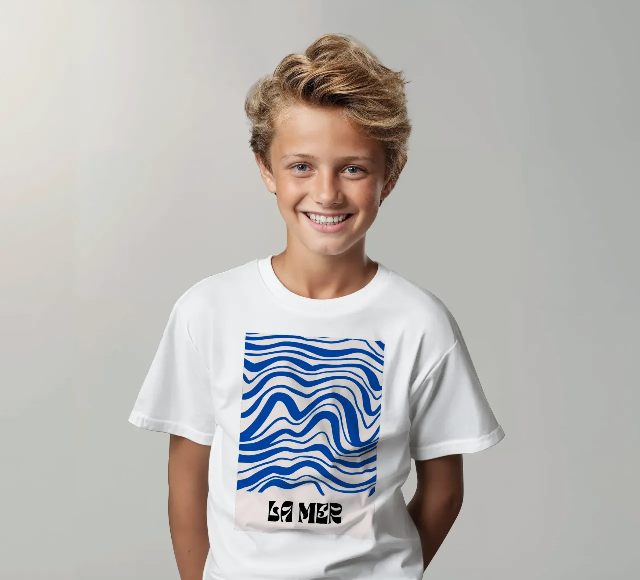 Diseños abstractos La mer camiseta para niños de pdigitalprints